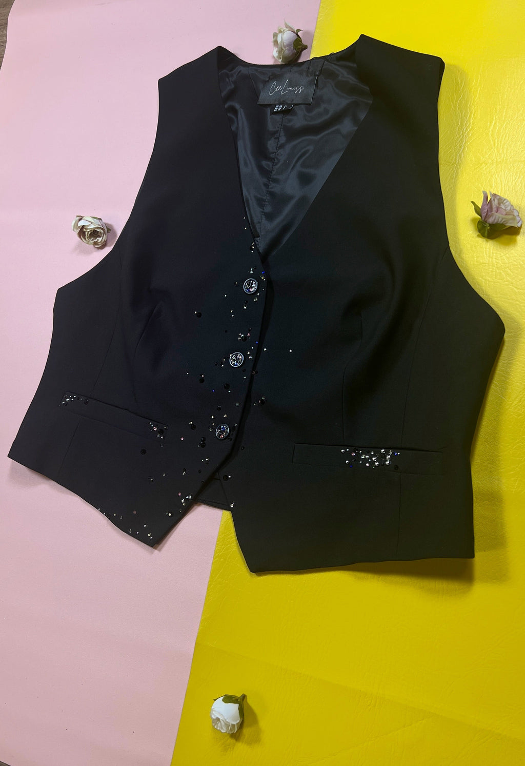 Grey tailored waistcoat