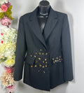 Gold fitted Blazer