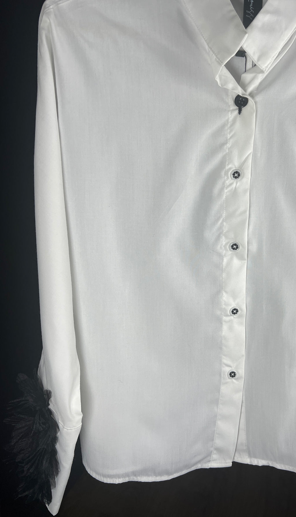 White feather shirt