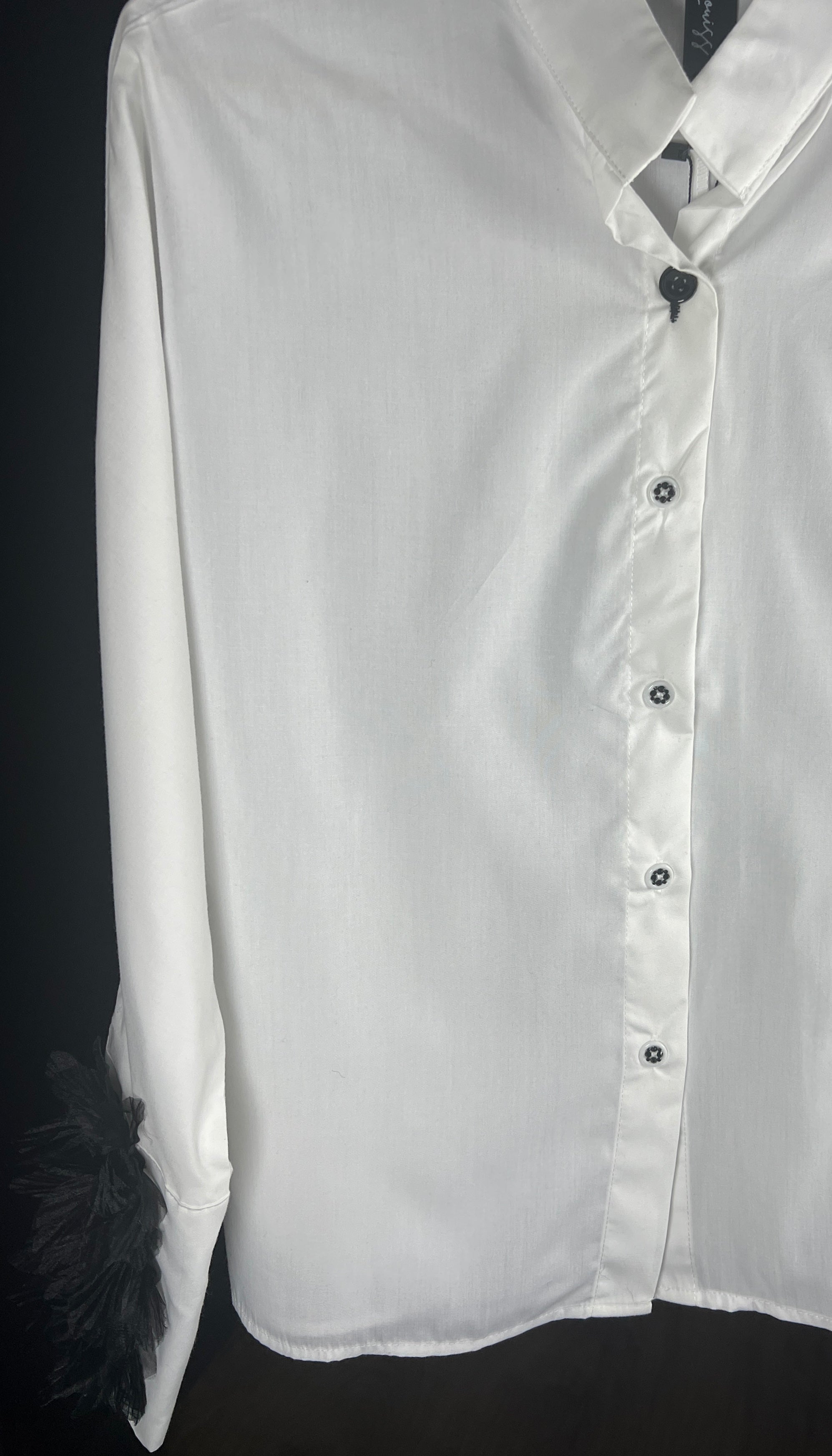 White feather shirt