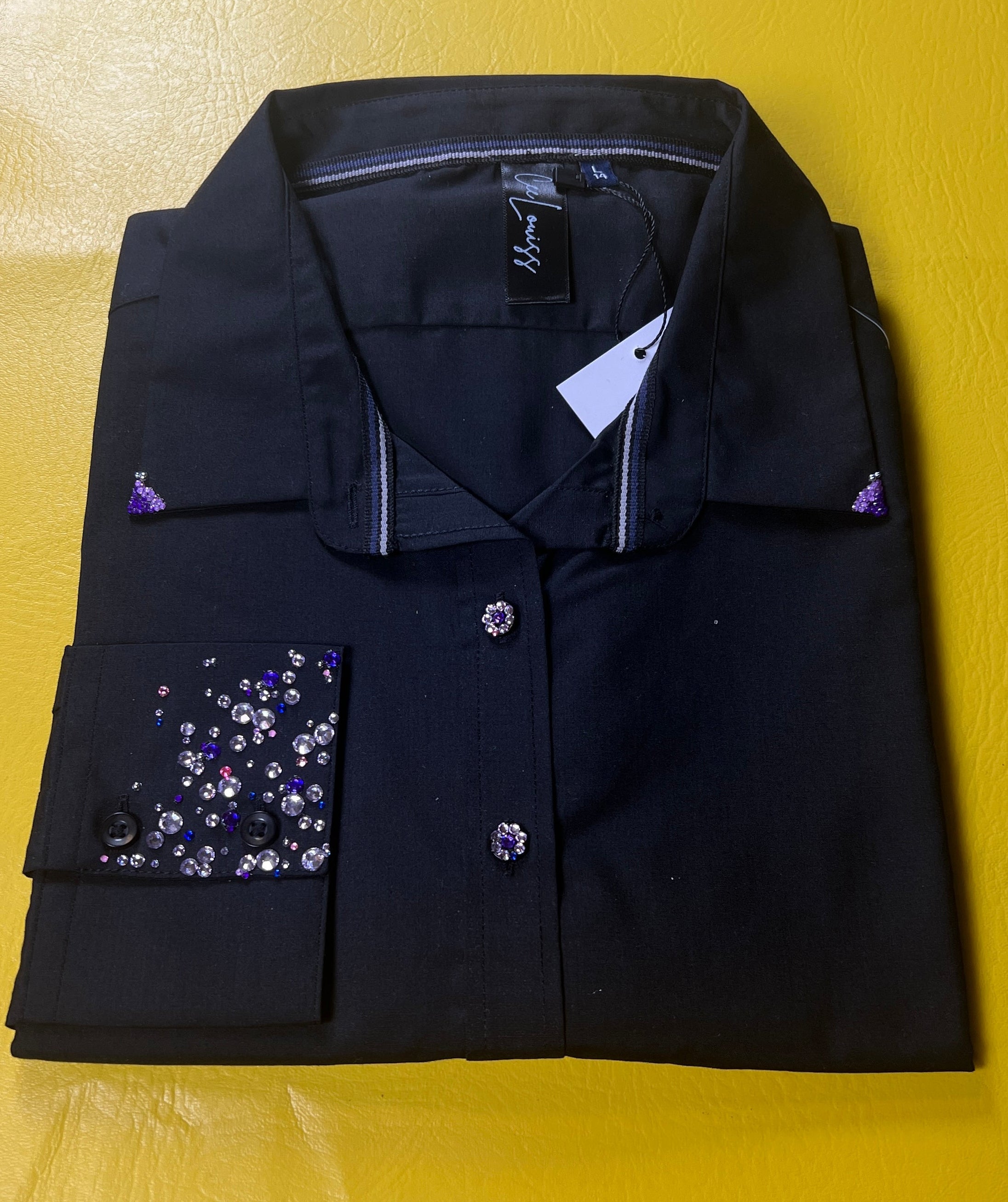 Purple crystal shirt