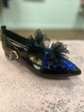 Black Maryjane diamanté Shoes