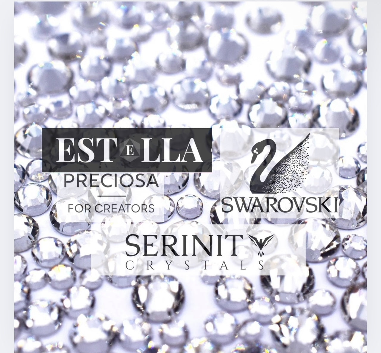 Swarovski crystals used on clothes